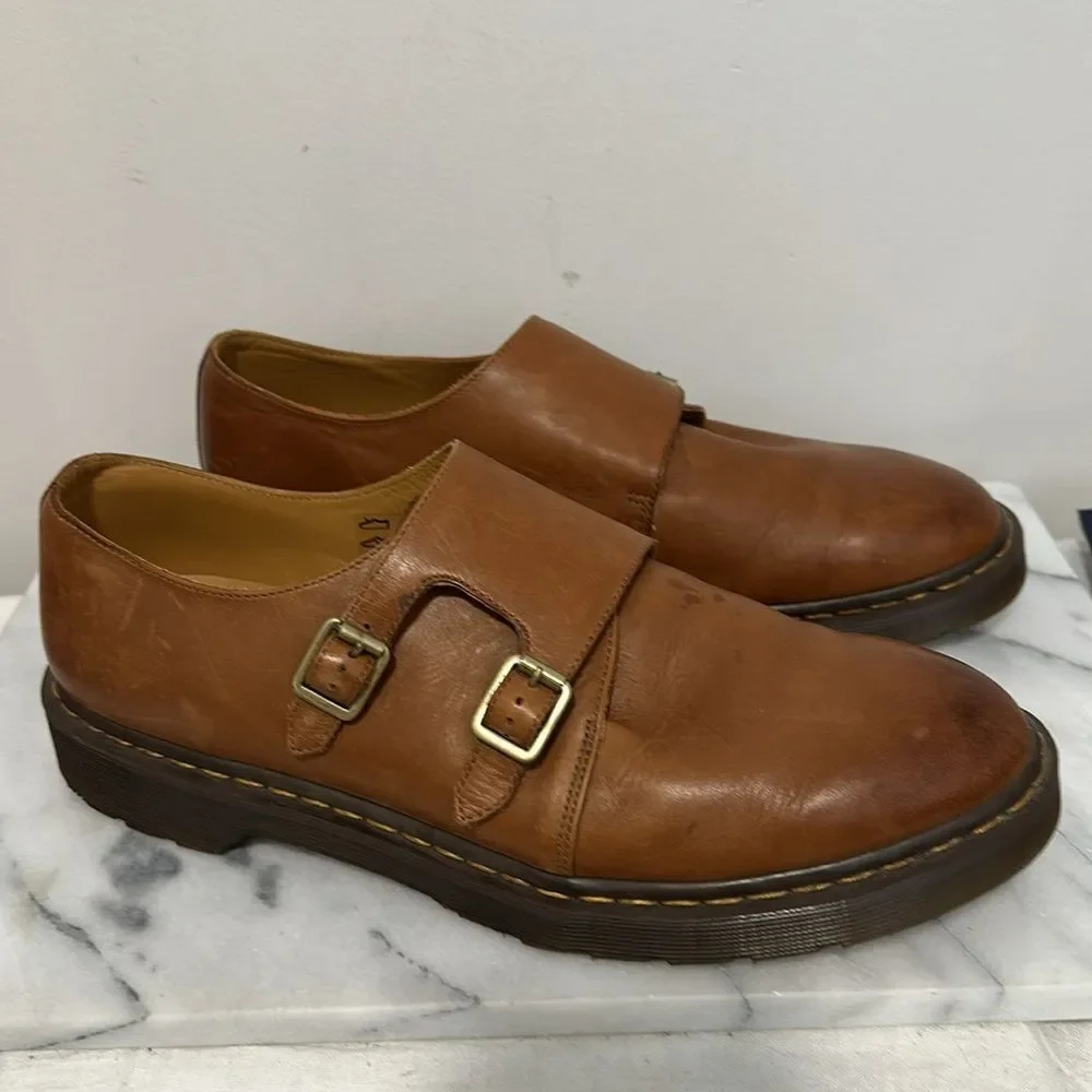 Doc Martens Jules Double Monk Strap Oxford Shoes Mens Sz 13